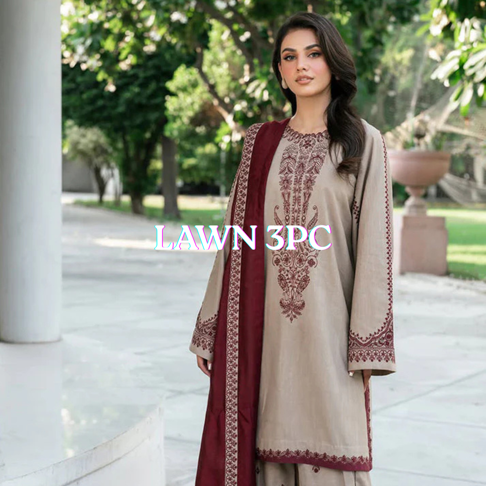 LAWN 3PC EMB