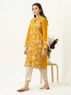 2 PIECE-EMBROIDERED UNSTITCHED LAWN