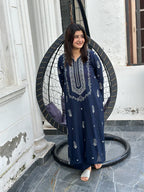 2 PIECE-EMBROIDERED UNSTITCHED LAWN
