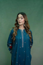 2 PIECE-EMBROIDERED UNSTITCHED LAWN