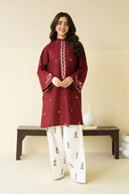 2 PIECE-EMBROIDERED UNSTITCHED LAWN