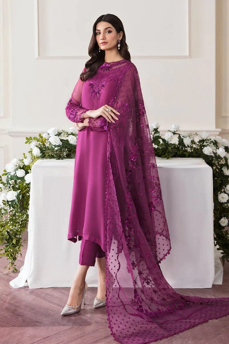 3 PIECE-EMBROIDERED UNSTITCHED CHIFFON