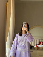 2 PIECE-EMBROIDERED UNSTITCHED LAWN